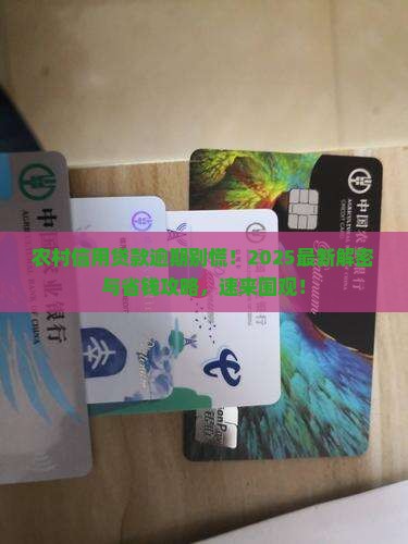 农村信用贷款逾期怎么办