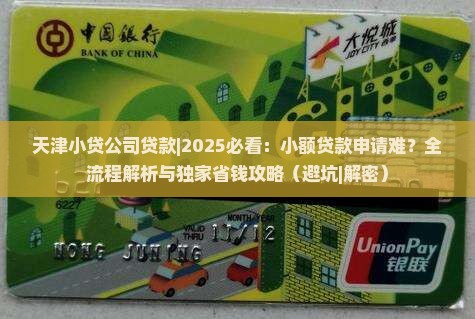 天津小贷公司贷款