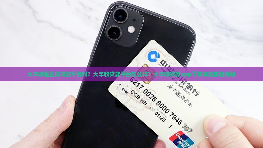 大丰收是正规贷款平台吗