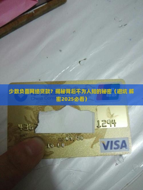 少数负面网络贷款