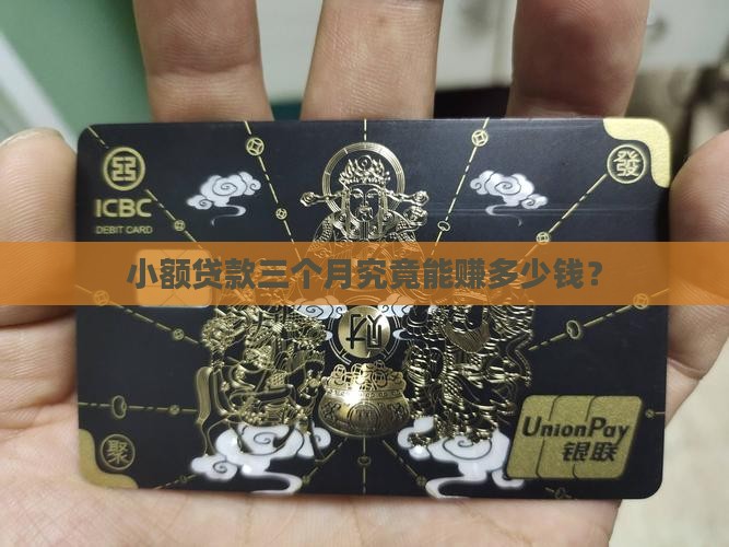 小额贷款三个月究竟能赚多少钱？