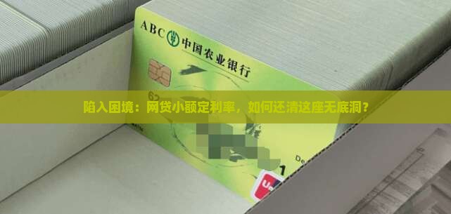 陷入困境：网贷小额定利率，如何还清这座无底洞？