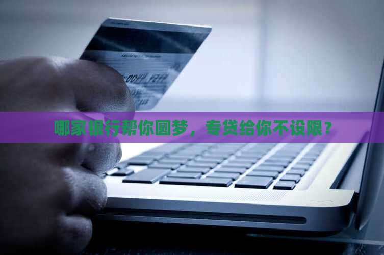 哪家银行帮你圆梦，专贷给你不设限？