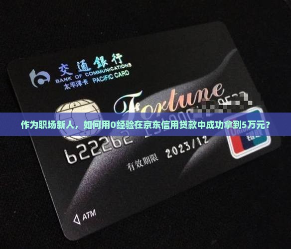 作为职场新人，如何用0经验在京东信用贷款中成功拿到5万元？