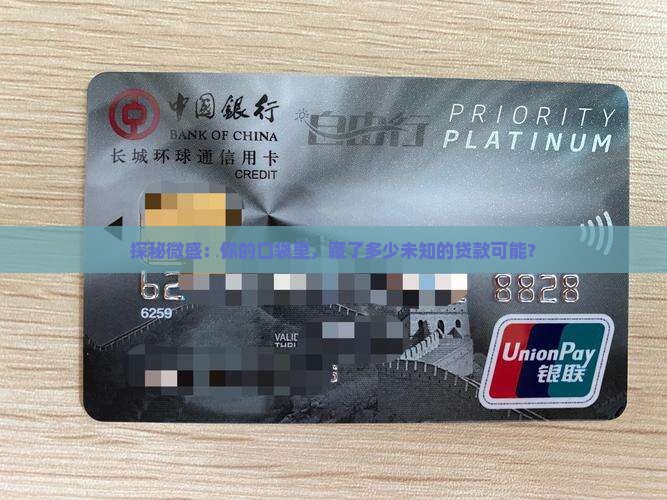 探秘微盛：你的口袋里，藏了多少未知的贷款可能？