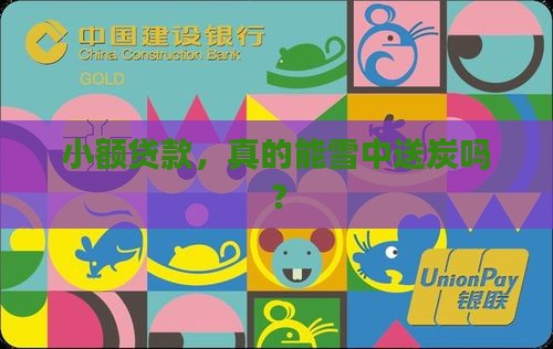 小额贷款，真的能雪中送炭吗？