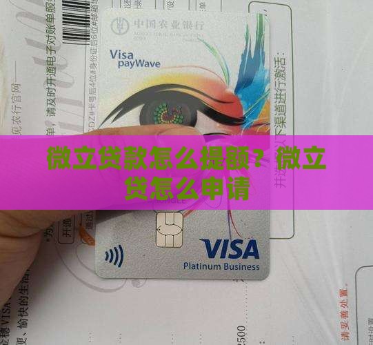 微立贷款怎么提额？微立贷怎么申请