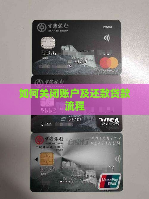 如何关闭账户及还款贷款流程