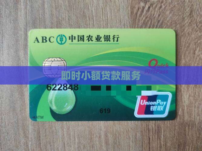 即时小额贷款服务