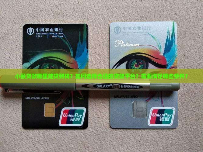 小额贷款哪里能贷到钱？如何选择合适的贷款平台？需要满足哪些条件？
