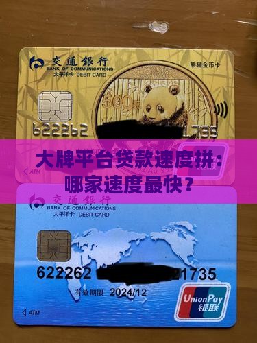 大牌平台贷款速度拼：哪家速度最快？