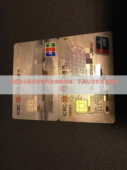 怎样把小额贷款的开关悄悄关掉，不再让它打扰我的生活？