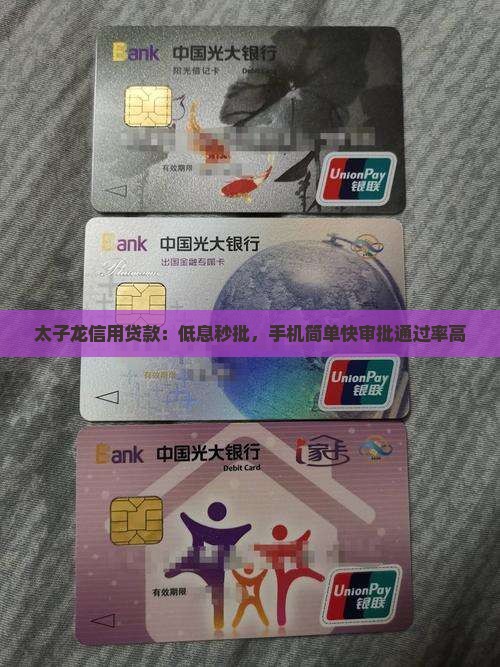 太子龙信用贷款：低息秒批，手机简单快审批通过率高