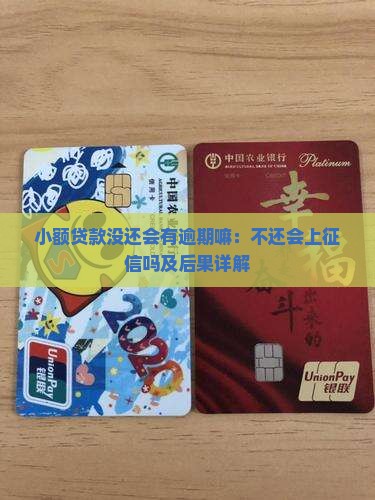 小额贷款没还会有逾期嘛：不还会上征信吗及后果详解