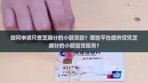 如何申请只查芝麻分的小额贷款？哪些平台提供仅凭芝麻分的小额信贷服务？
