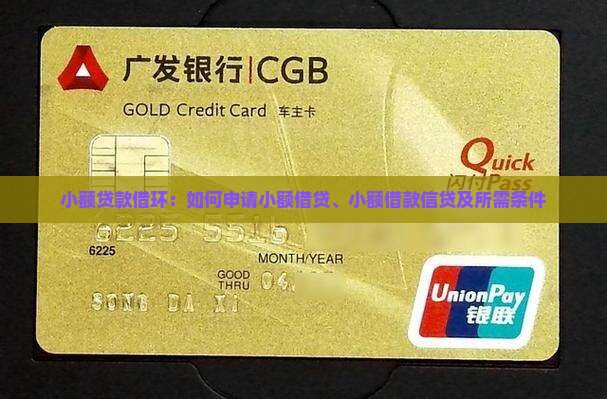 小额贷款借环：如何申请小额借贷、小额借款信贷及所需条件