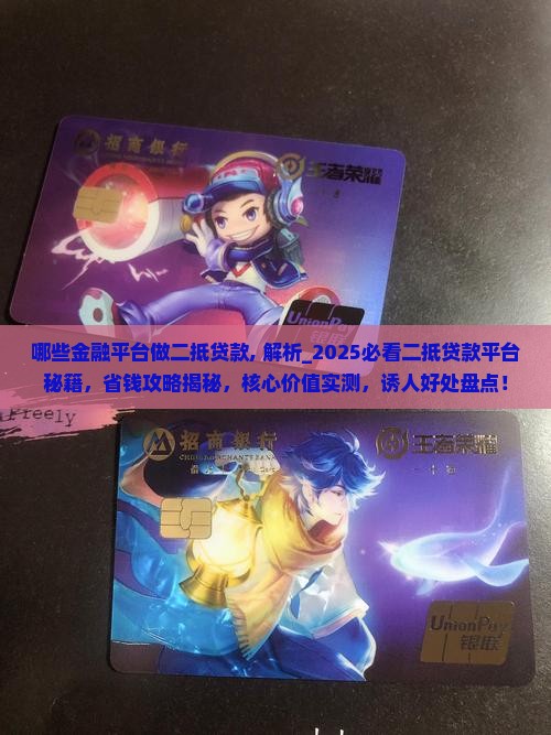 哪些金融平台做二抵贷款