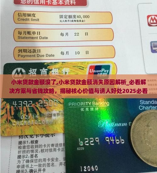 小米贷款金额没了