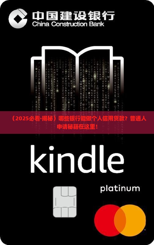 哪些银行做个人信用贷款