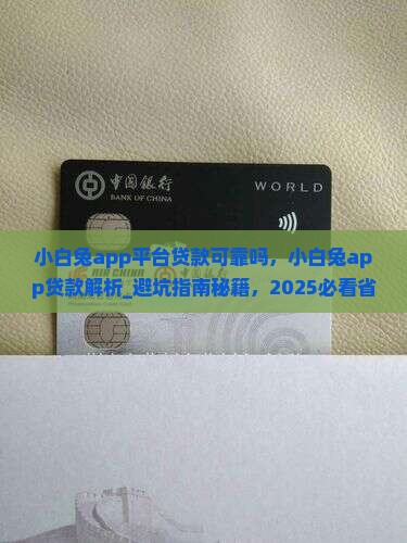 小白兔app平台贷款可靠吗