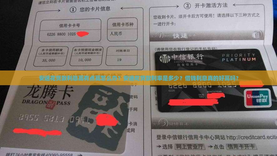 安逸花贷款利息高有点高