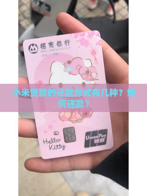 小米贷款的还款方式