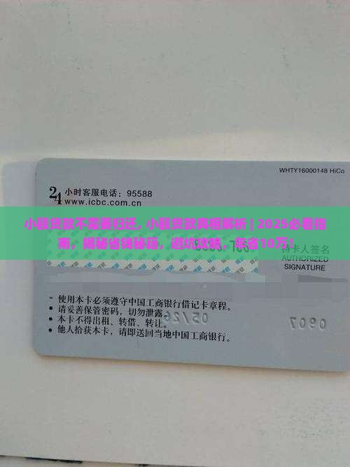 小额贷款不需要归还