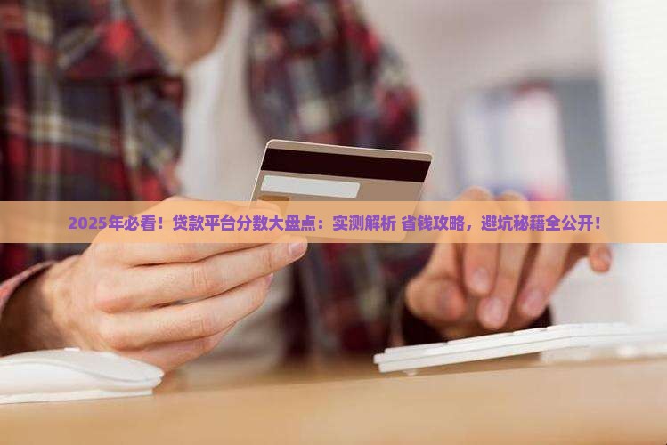 各贷款平台分数