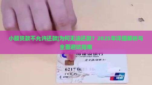 小额贷款不允许还款