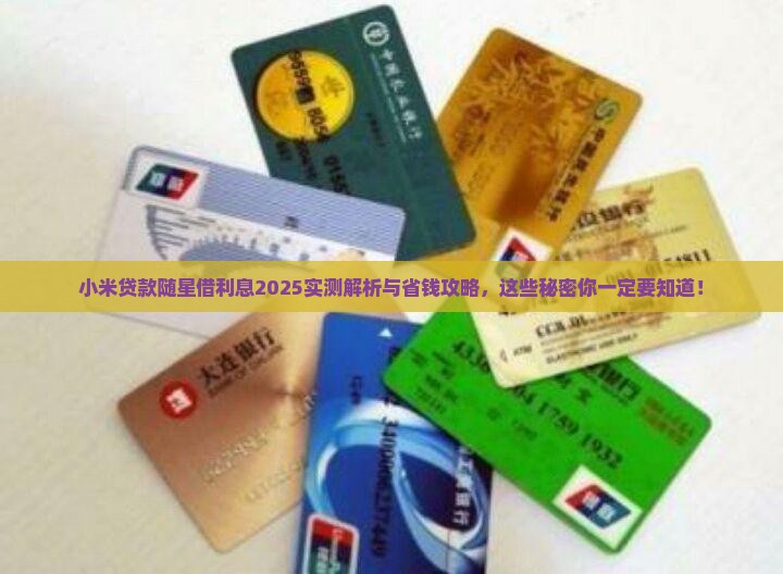 小米贷款随星借利息