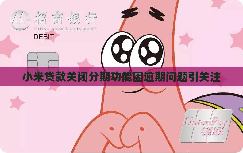 小米贷款把分期关了