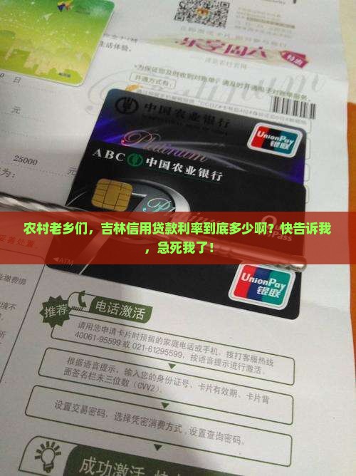 吉林农村信用贷款利率是多少