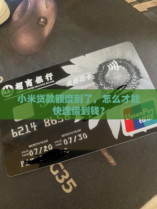 小米贷款有额度如何借钱