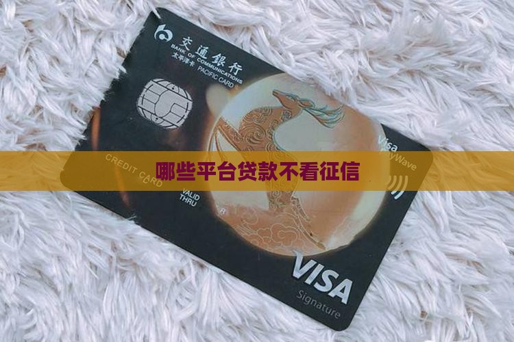 哪里做个人贷款不查征信