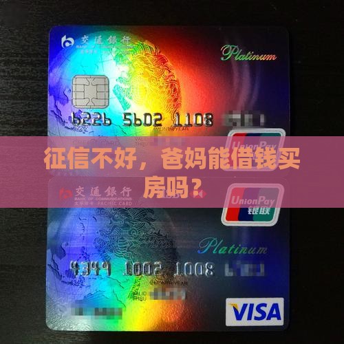 征信低父母可以贷款吗