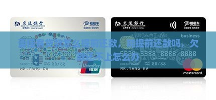壹佳客贷款怎么提前还款