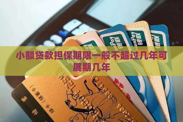 小额贷款担保期限