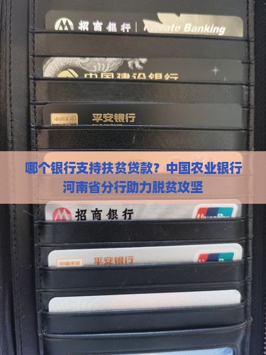 哪个银行支持扶贫贷款