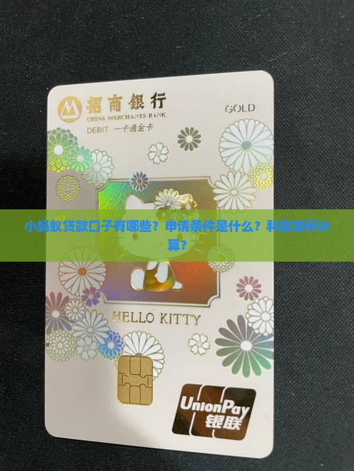 小蚂蚁贷款口子
