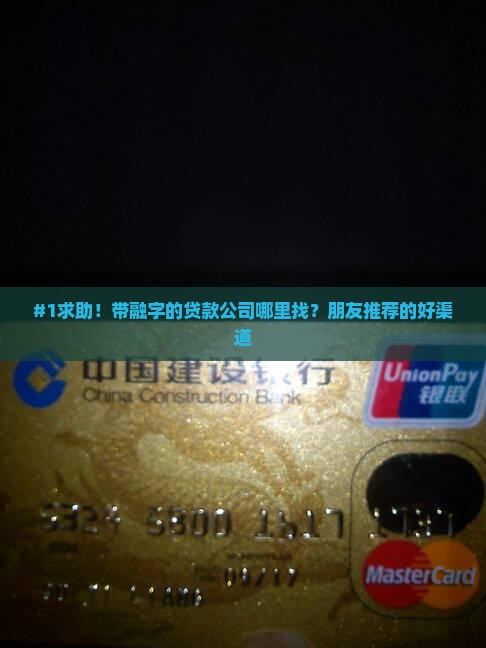 带融字的贷款有哪些公司