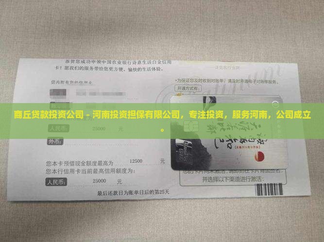 商丘贷款投资公司
