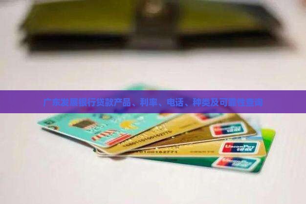 广东发展银行贷款