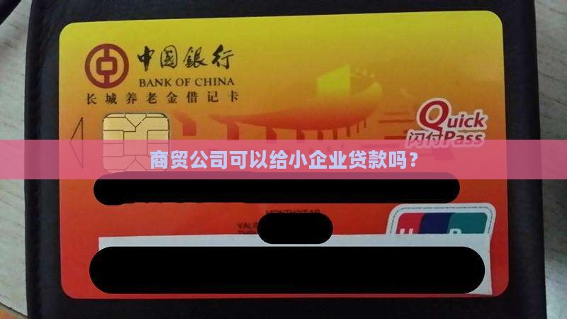 商贸公司可以放贷款吗