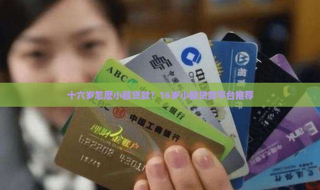 十六岁怎麽小额贷款 十六岁怎麽小额贷款