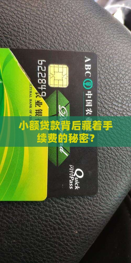 小额贷款需要收手续费吗