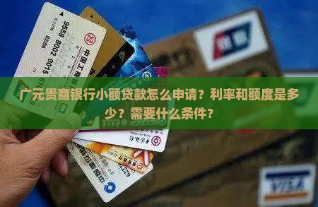 广元贵商银行小额贷款