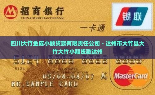 大竹金诚小额贷款