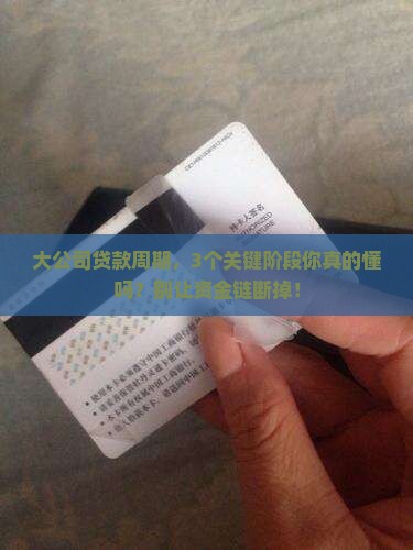 大公司贷款周期