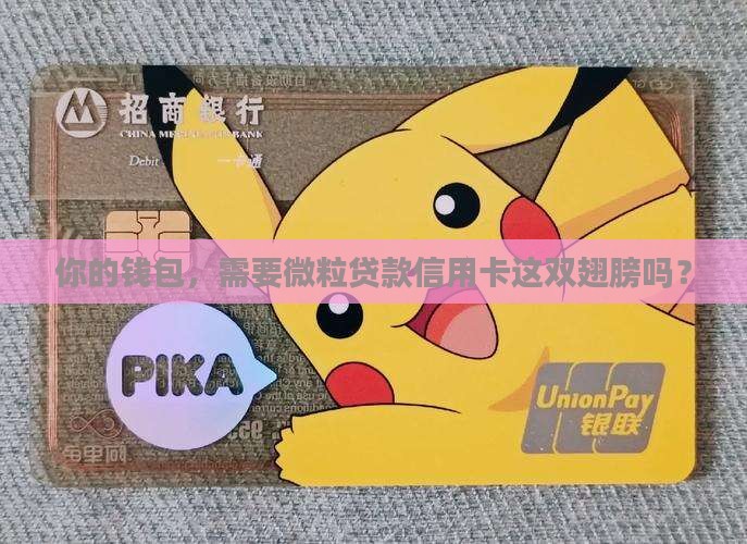 微粒贷款信用卡