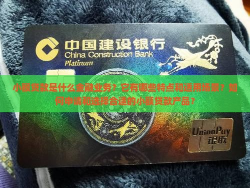 小额贷款是什么金融业务